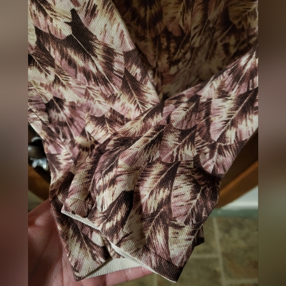 Talbots feather print sweater, women's xl. - Picture 4 of 6